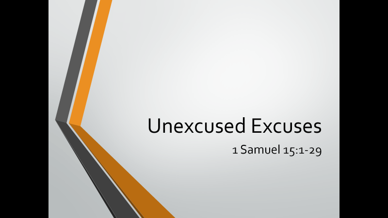 Unexcused Excuses