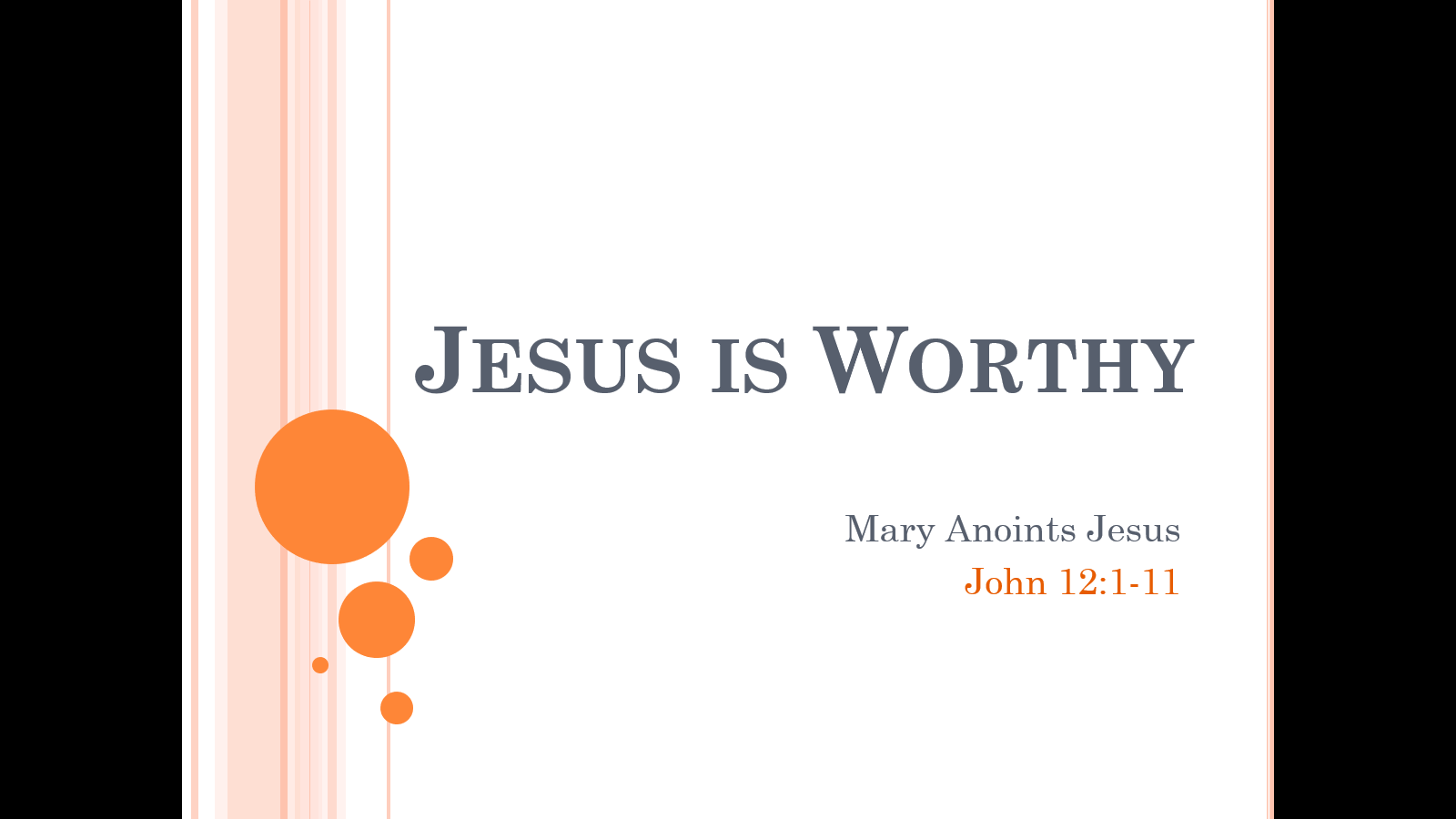 Jesus is Worthy