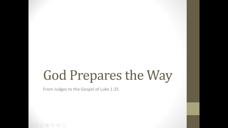 God Prepares the Way