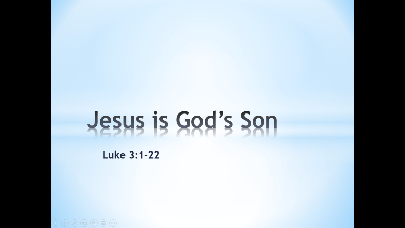 Jesus is God's Son